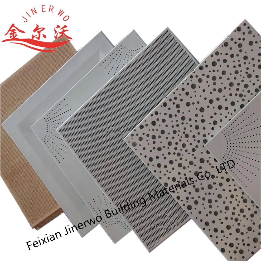 595*595mm/603X603mm Ceiling Tiles Drywall Partition Materials Ceiling System Gypsum Plasterboard