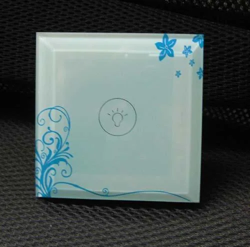 Custom Size Silkscreen Glass Touch Switch Plate Glass Switch Plates Manufacturing