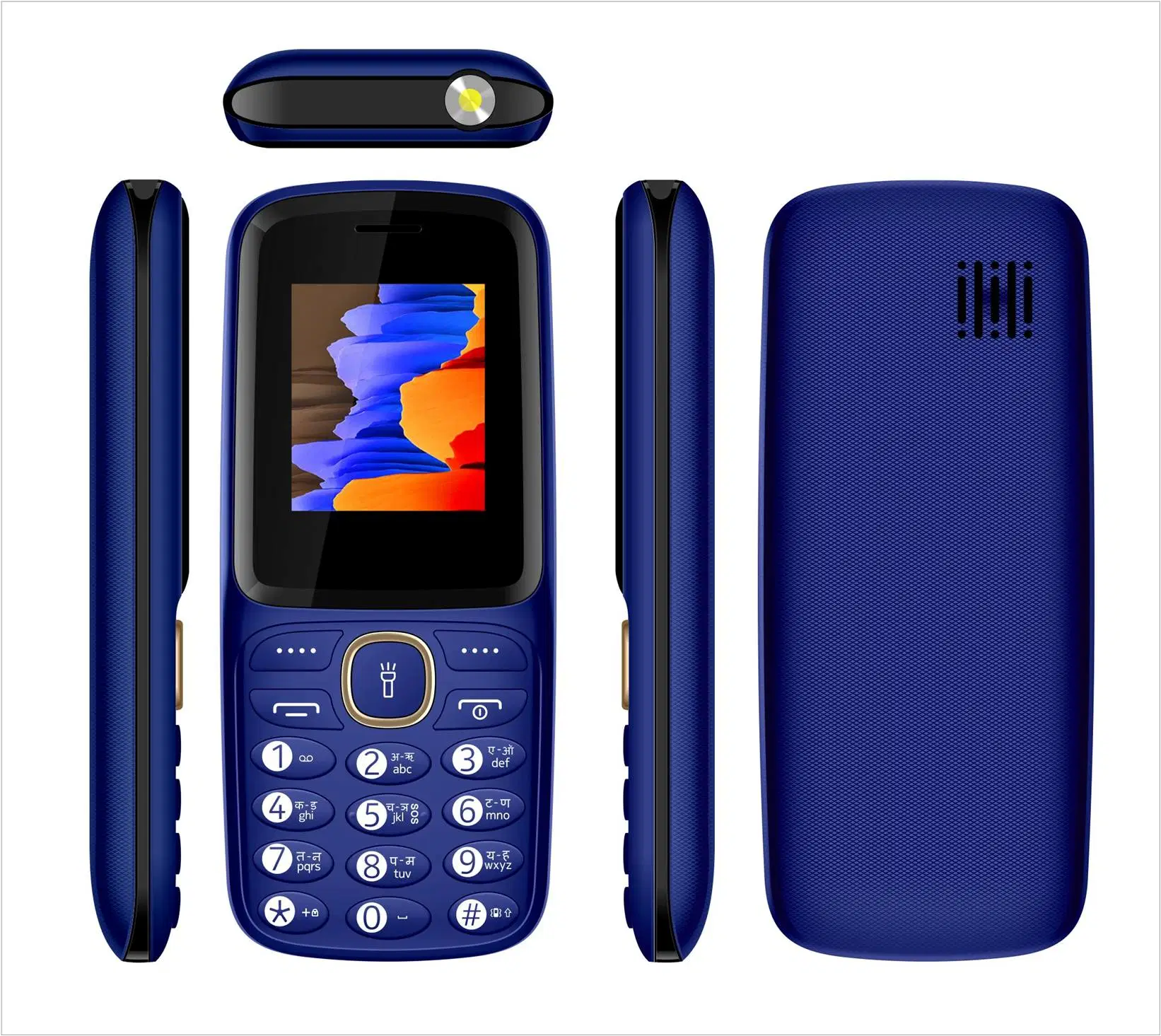 China Fabricante pantalla de 1,77 pulgadas Dual SIM GSM 2g celular Teléfono función teclado Teléfono móvil