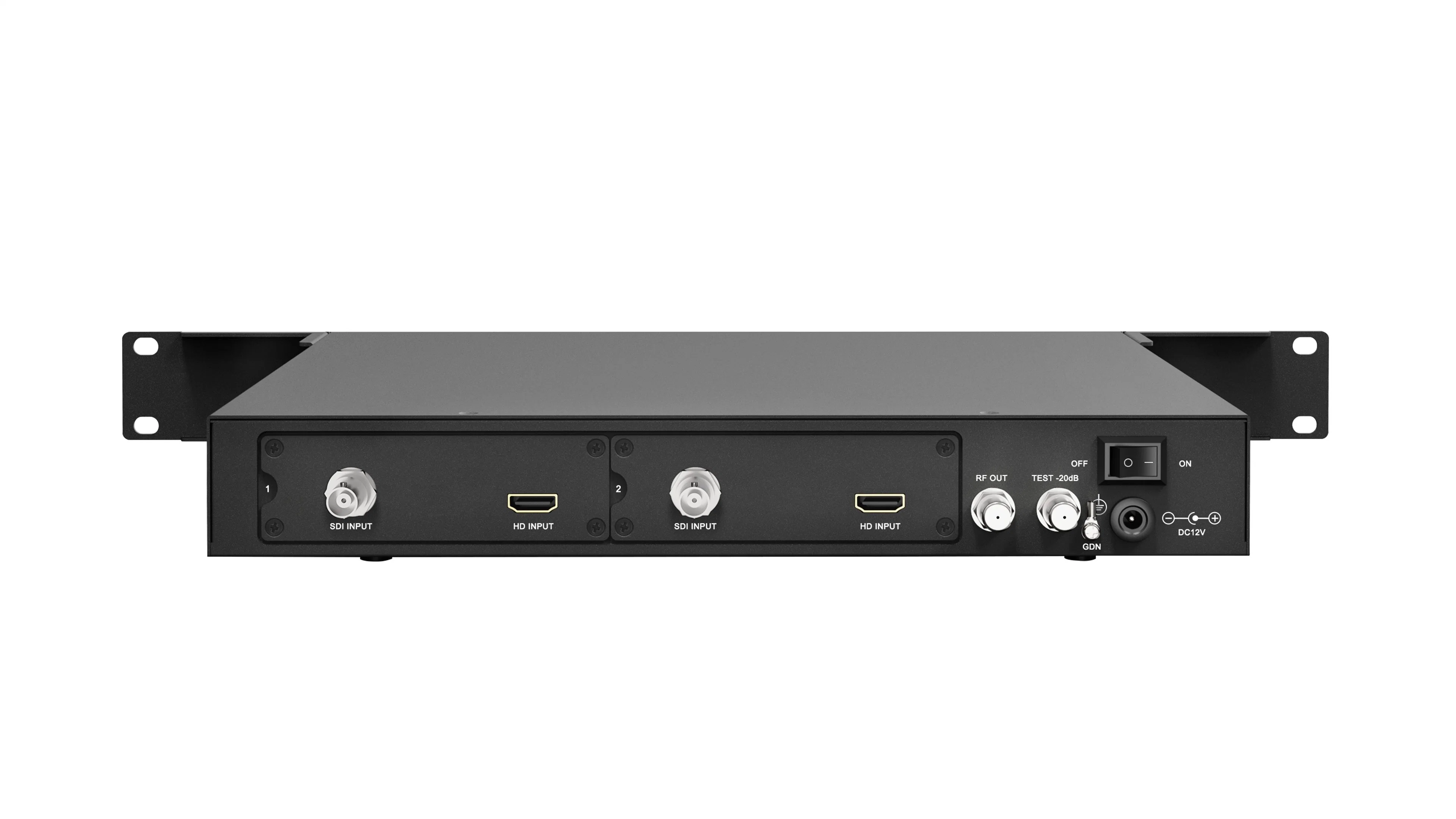 Digital Headend Transmodulator Dvbs Dvbs2 Input to DVB-C Output RF Digital Modulator