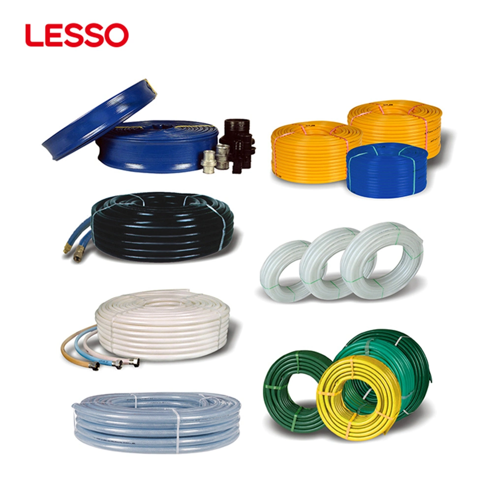 Lesso Excellent Elasticity Non-Toxic High Pressure 40 50 100m 20 Bar PVC Air/Gas Black Air Hose