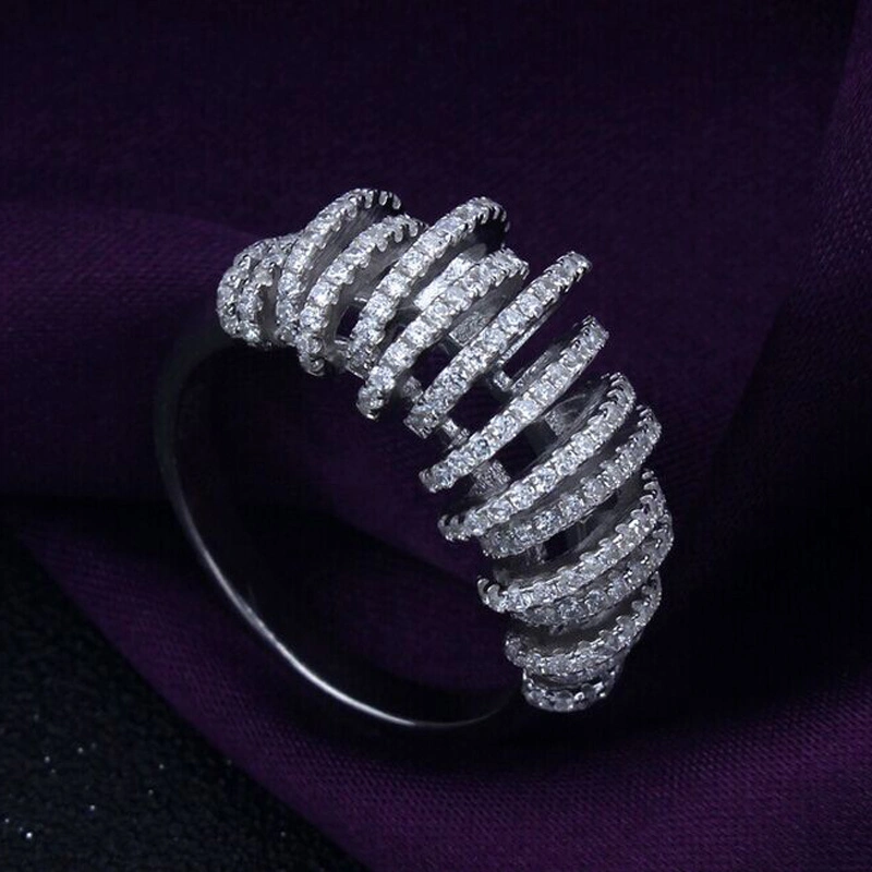 OEM 925 Sterling Silver Fashion Jewelry Finger Ring Women Accessories Wholesale/Supplier Jewellery (CFSVFR002)