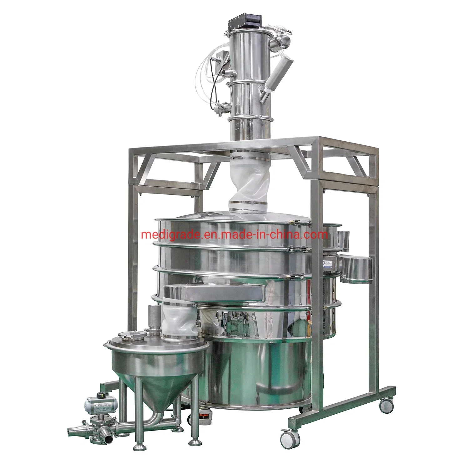 High Effective Dry Type Powder Granulator Pharmaceutical Industry Dry Granulator