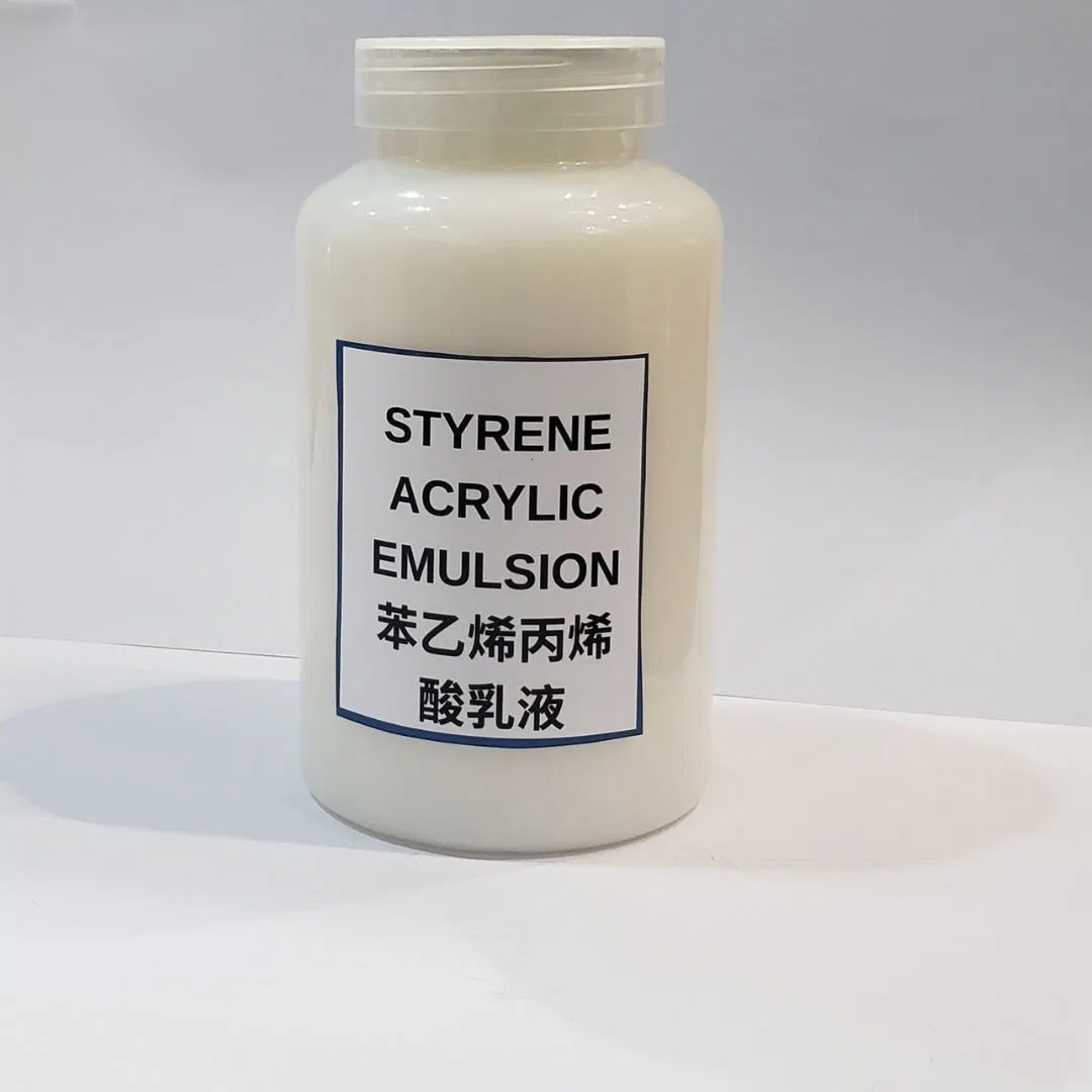 Emulsión acrílica de estireno resistente a la intemperie y al agua para pintura industrial