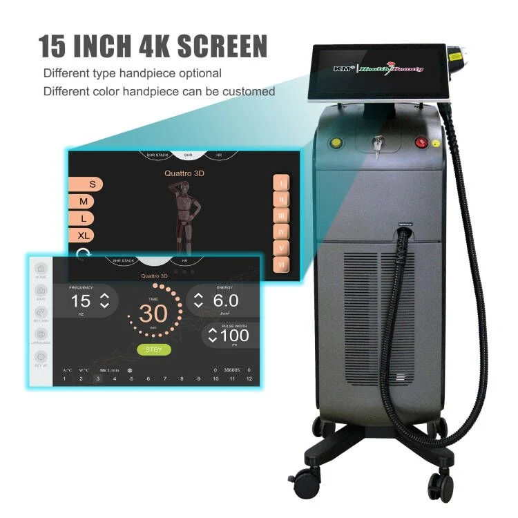 Factory Diode Laser Super Titanium Diode Laser Super Ice 808 755 1064nm Diode Laser Hair Removal Machine Price