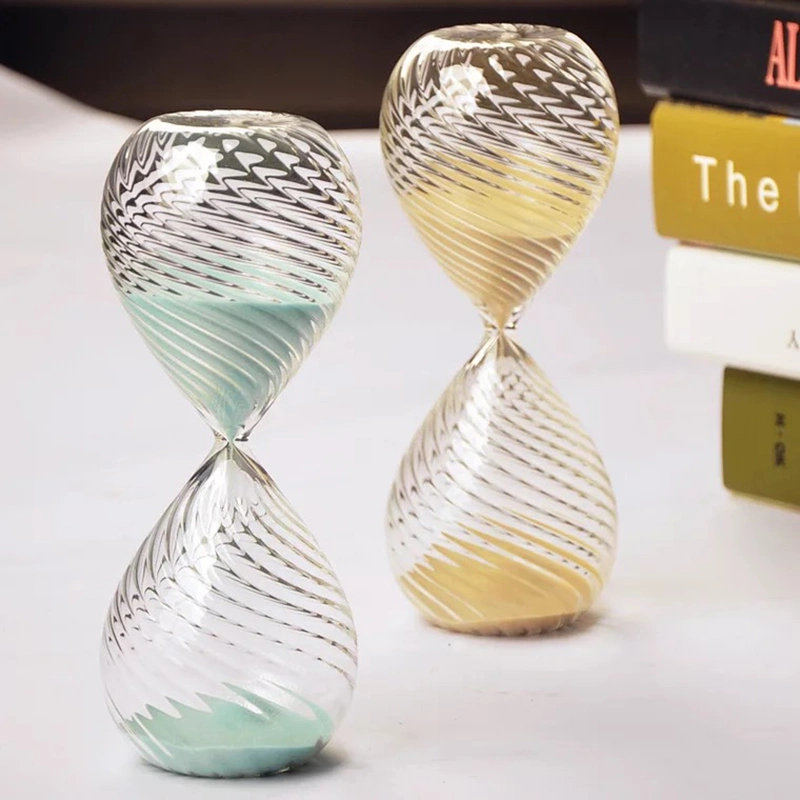 High Borosilicate Decorative Promotional Gift Table Clock Hourglass Sand Timer with Different Size