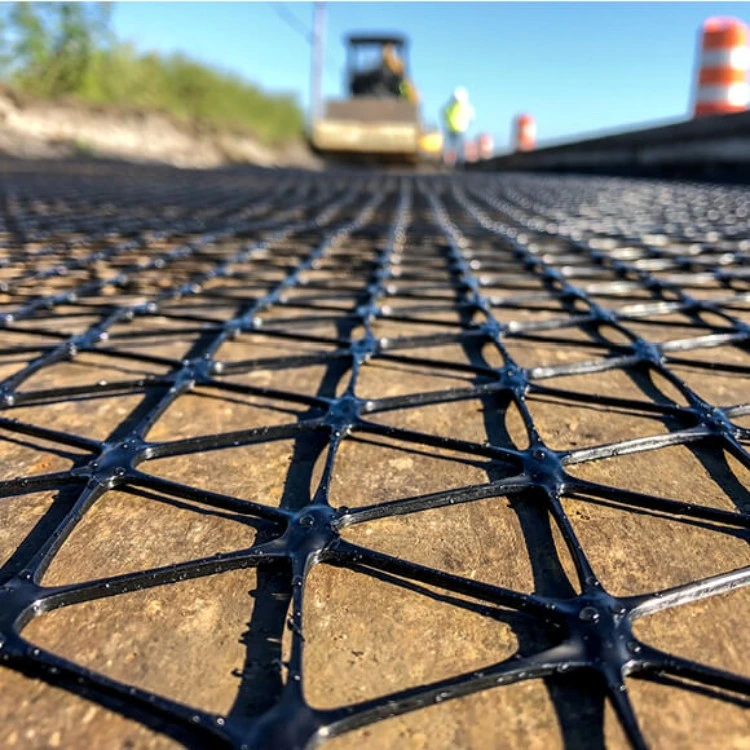 Earthing Products Biaxial Welded Polyester Geogrid for Subgrade Geogrids