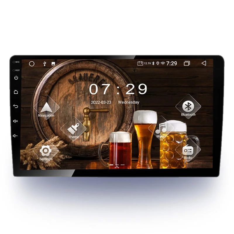 9/10 pulgadas coche Android pantalla estéreo Monitor Slim Body automático Sistema de música Android Radio para coche Player