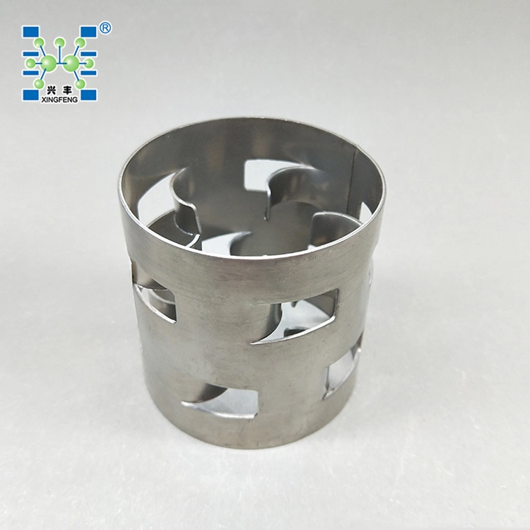 Oil Refining Stainless Steel Gas Liquid Separation Metal Pall Ring