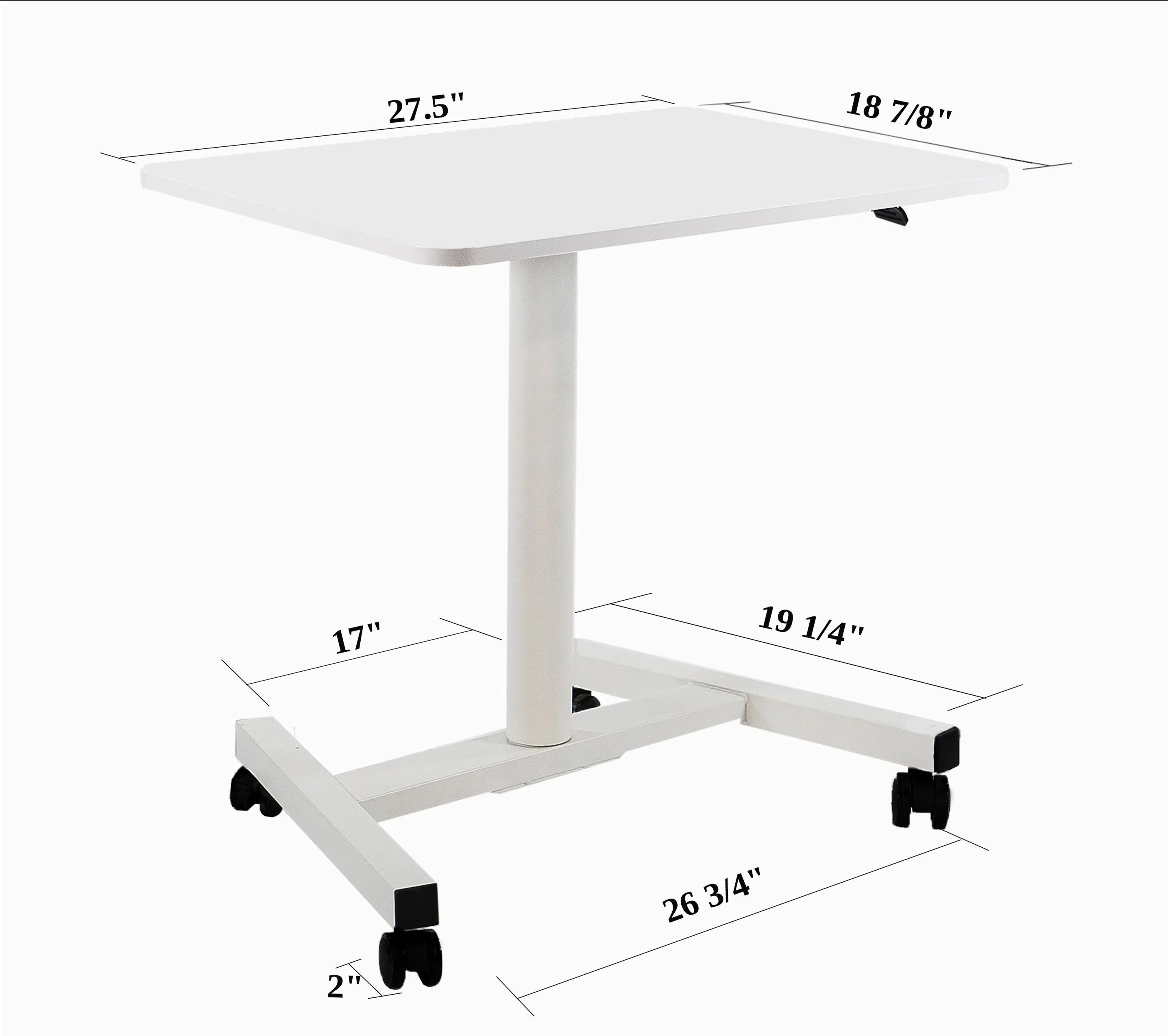 New Arrival Pneumatic Adjustable Laptop Desk / Home Furniture Moving Sofa Table