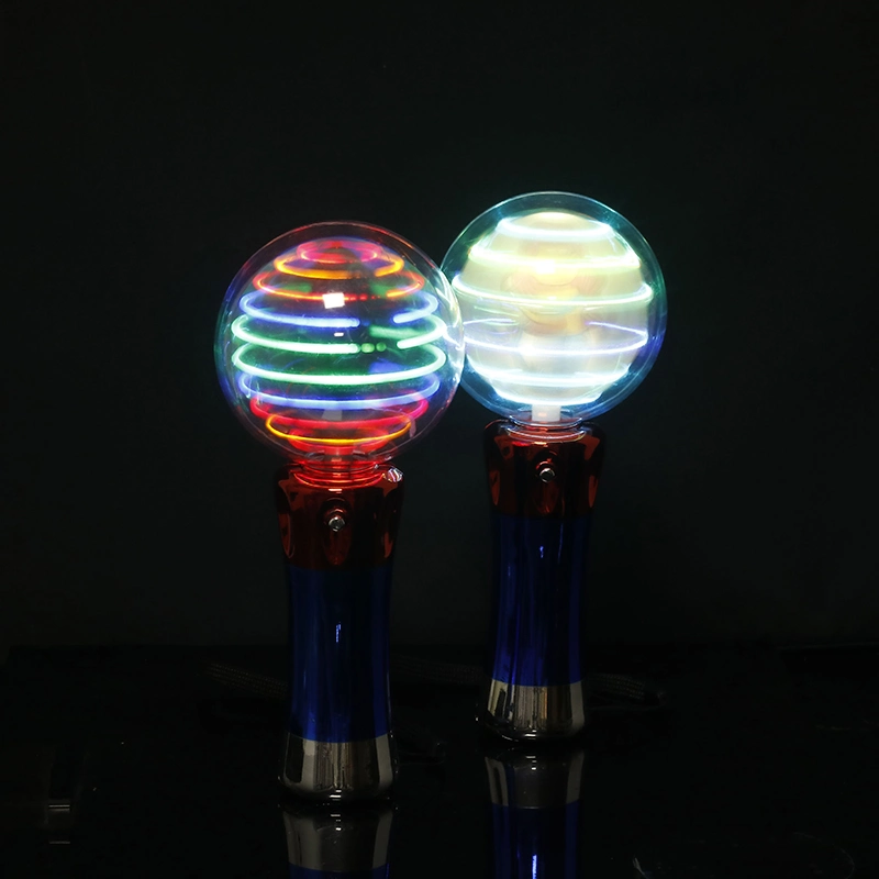 Regalo LED bola giratoria niños Multi-Color Flash LED Juguetes