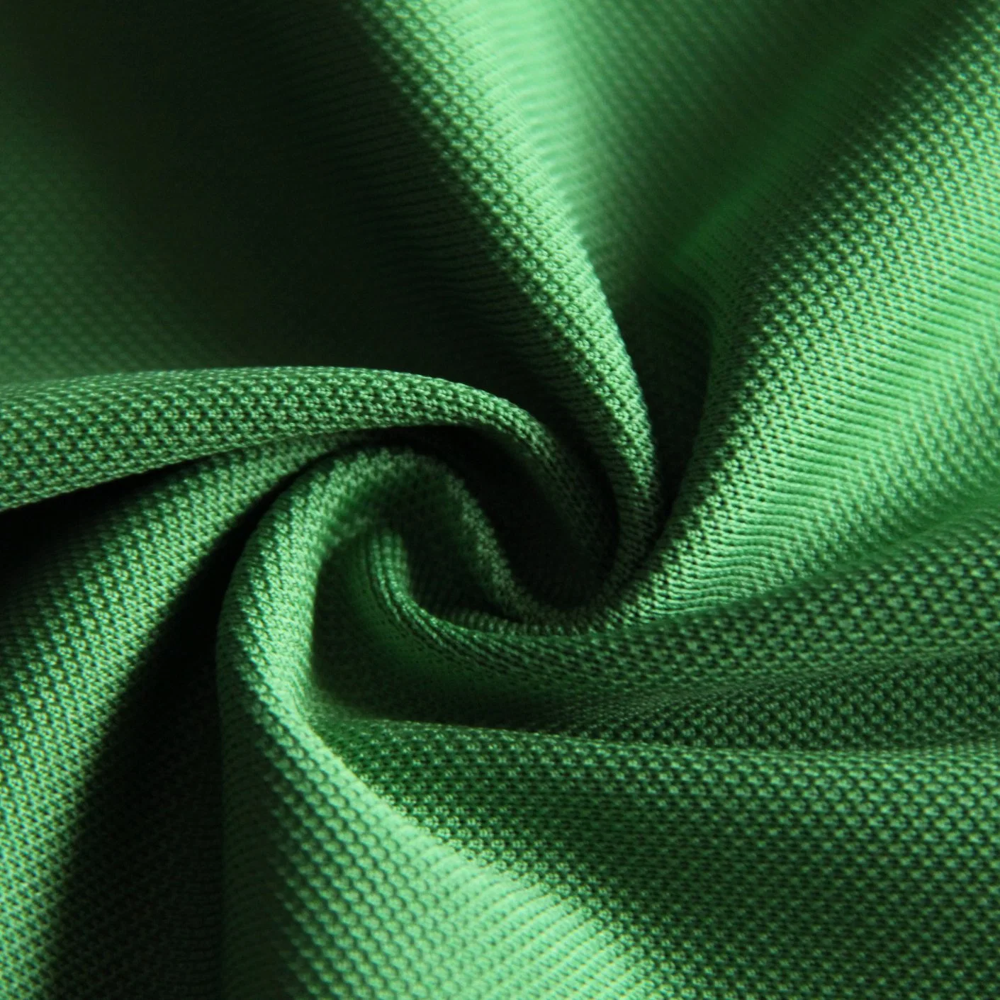 180GSM Polyester Pique Fabric with Elastic for Polo Shirt