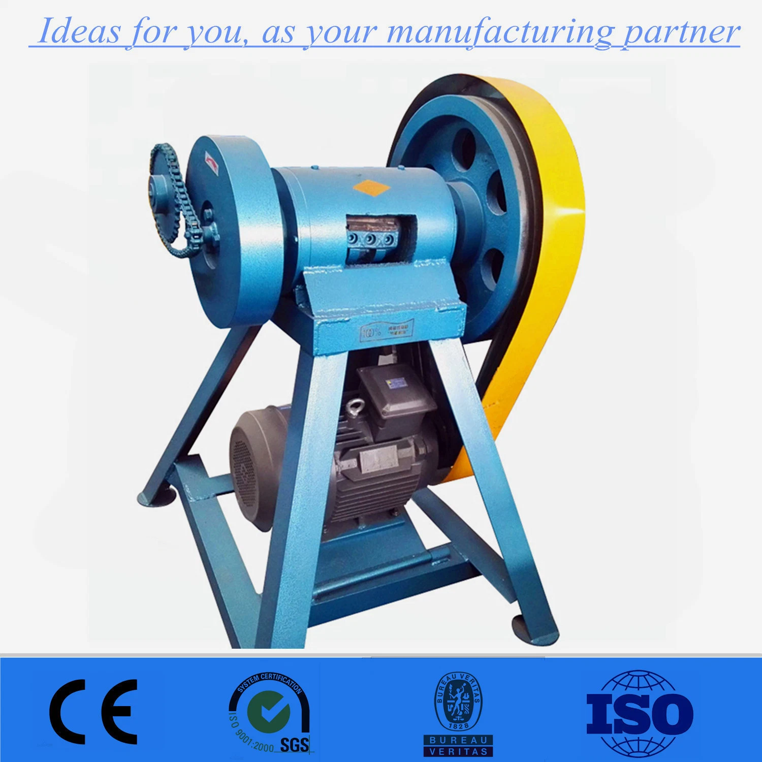 Steel Wire Separator / Tire Cutting Machine / Waste Wire Recycling Plant