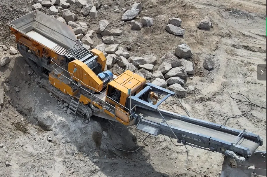 Direct Manufacturer Mobile Stone Crusher with Diesel Engine Vibrating Feeder for Stone Crusher