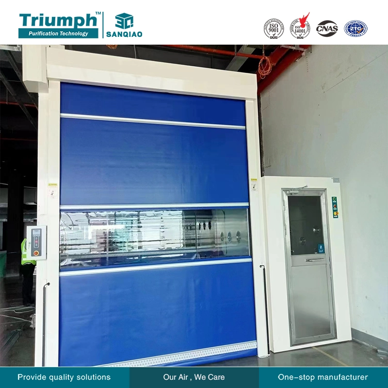 Automatic Quick Industrial Cold Room Manufacturer PVC High Speed Door Fast Shutter Doors PVC Fast Door High Speed Door