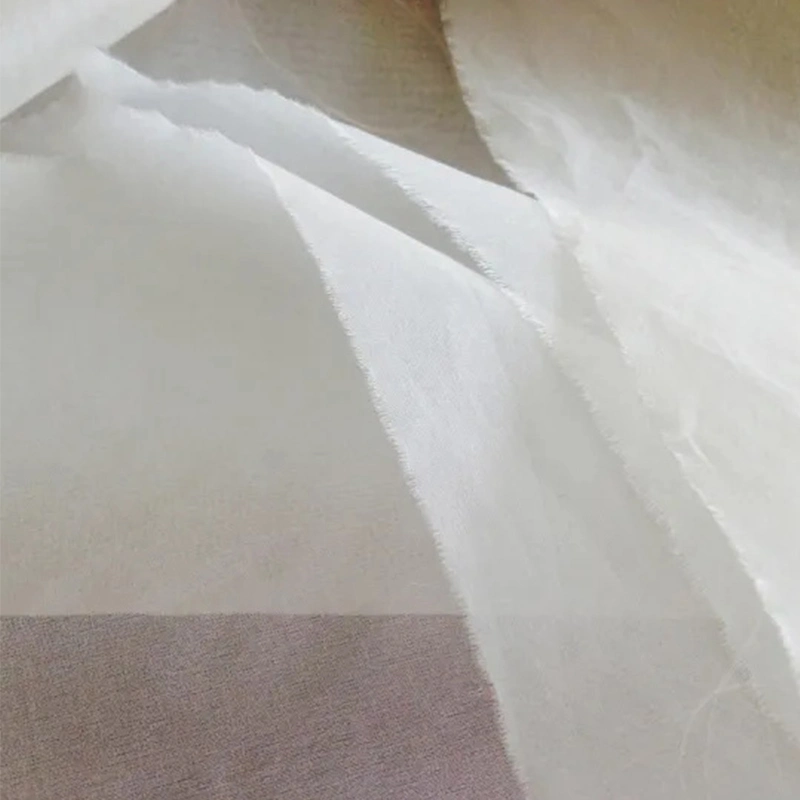 Hilo de seda natural Filtro de micromalla de seda blanca