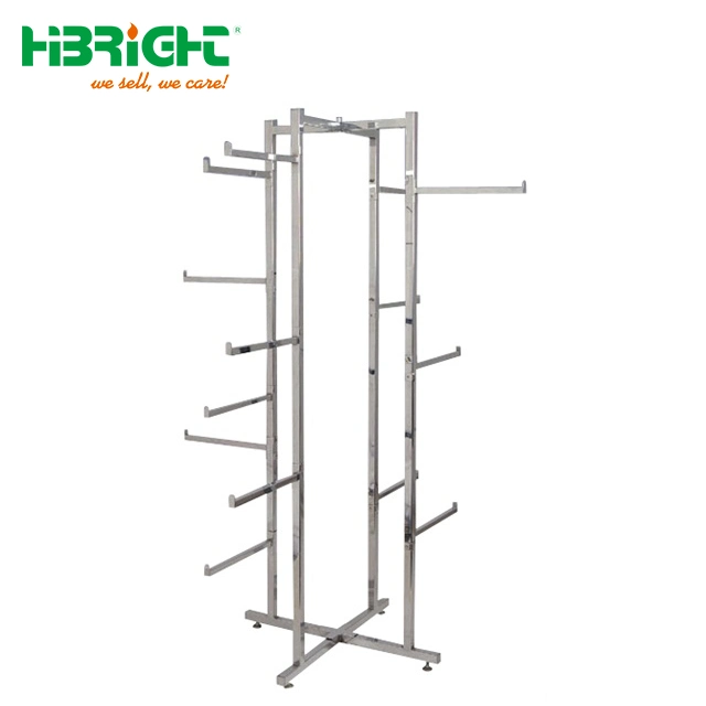 Z Base High Classic Retail Clothes Display Stands