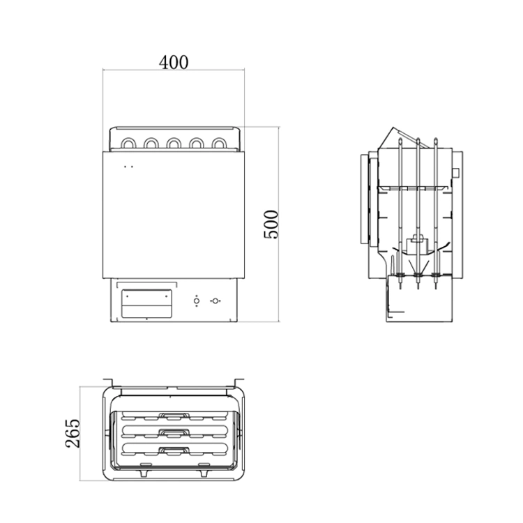 Calentador de la sauna del propano de la fuente de la fábrica para la venta