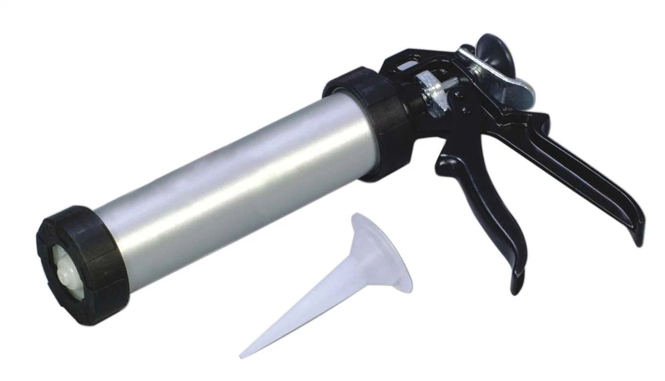 600ml Aluminum Barrel Pneumatic Silicone Sausage Gun Glue Sprayer Gun