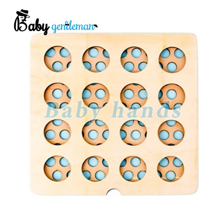 Wholesale/Supplier Cheap Educational Learning Wooden Montessori Puzzle with Balls Z12063e