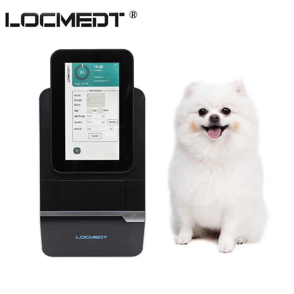 Vet Blood Test Chemistry Analyzer Portable Small Biochemistry Analyzer for Animal