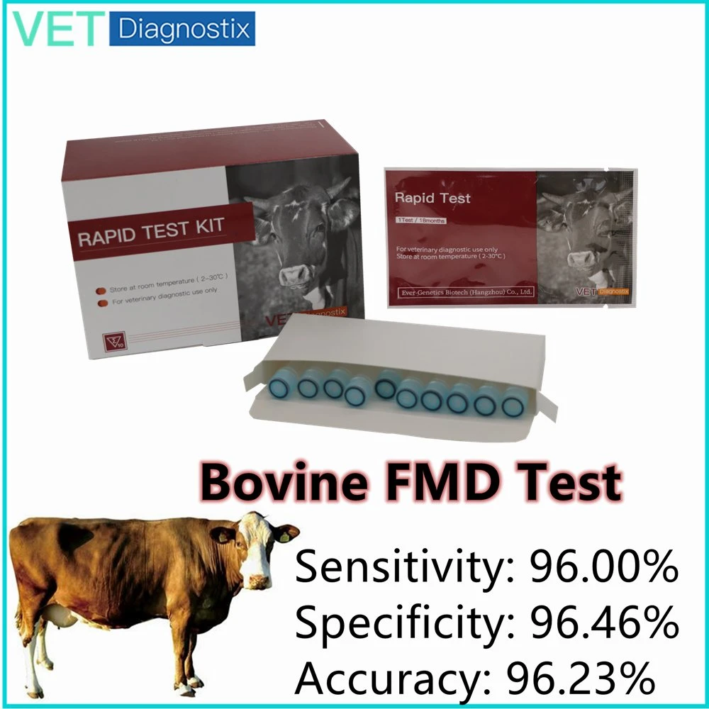 Fmd Test Foot and Mouth Disease Virus Non-Structural Protein Antibody Rapid Test (FMD NSP Ab)