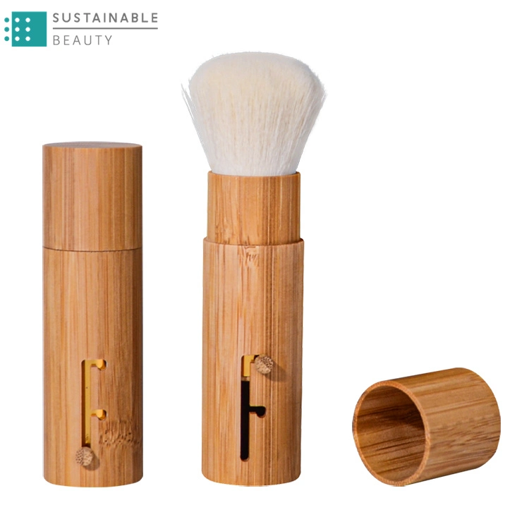 Private Label Luxury Travel Mini Goat Hair Bamboo Cosmetics High quality/High cost performance  Makeup Brush Set