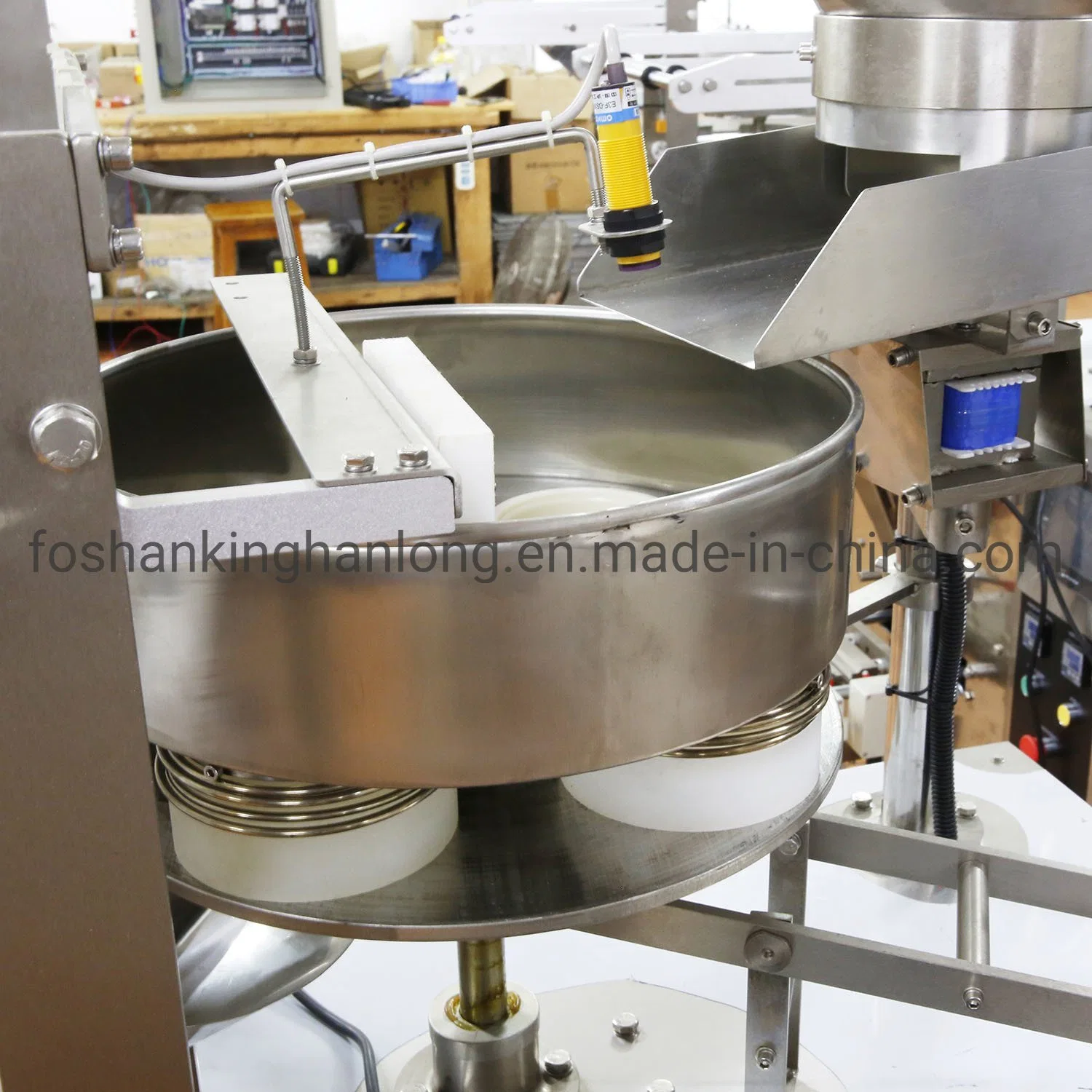 Impressão automática de alimentos Café torrado microondas Popcorn Sesame Form Fill Vedação embalagem fluxo embalagem Embalagem enchimento Máquina de vedação