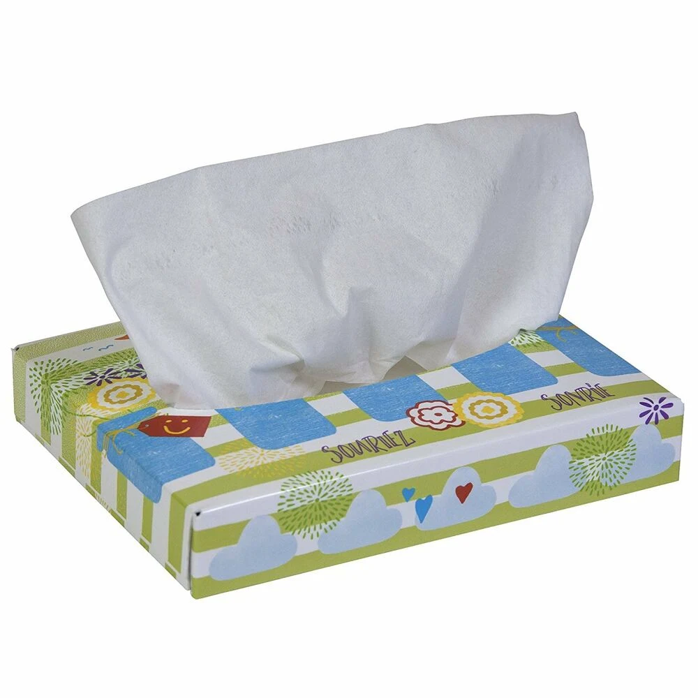 Top Quality 2ply White 100%Virgin Box Facial Tissue