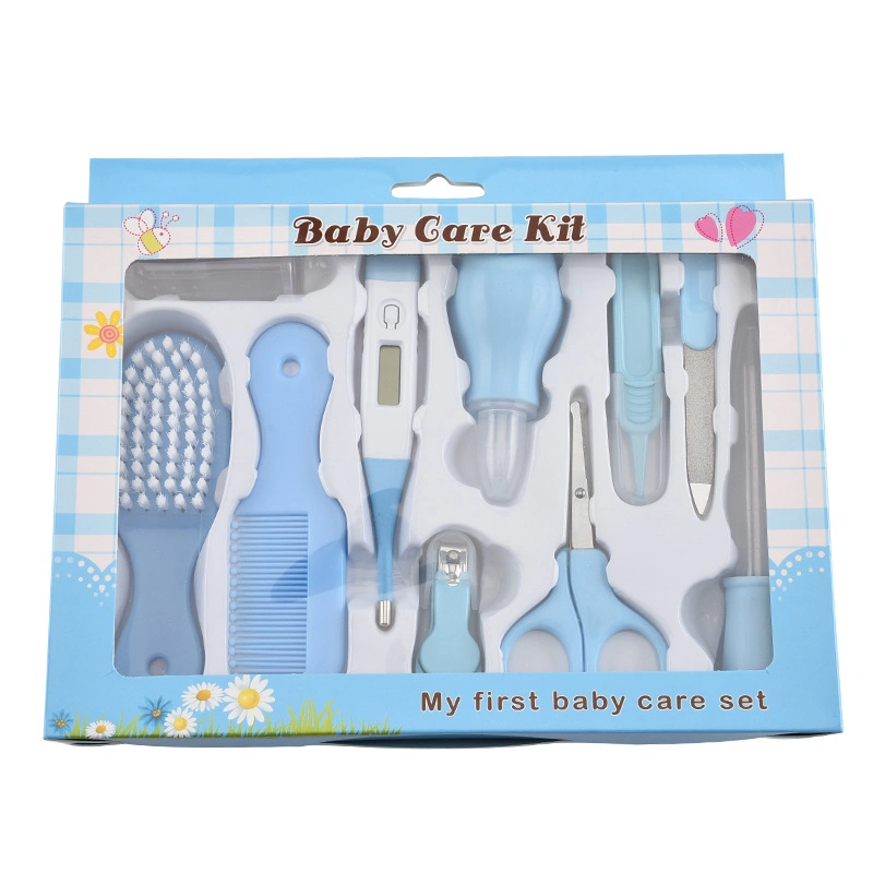 10PCS/Set Safety Baby Care Accessory Kit Nail Clipper Baby Newborn Grooming Kits