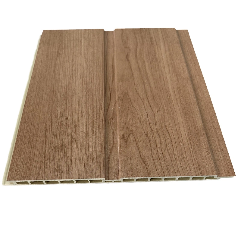 Wood Plastic PVC Wall Panel WPC PVC Cladding Boards Interior Exterior Fluted Wall Panels WPC Wall Panel