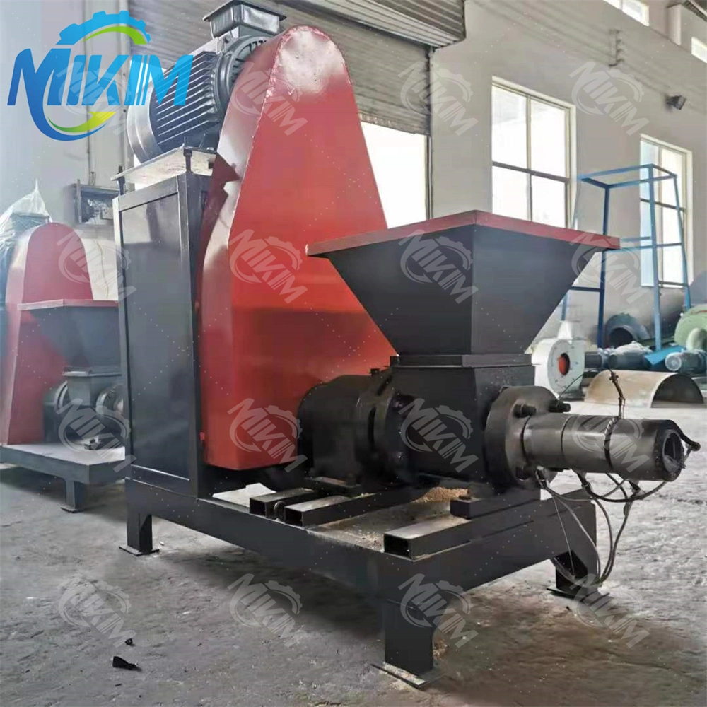 Charcoal Rods Making Machine Compressed Wood Chip Blocks Making Machines Solid Fuel Hay Straw Sawdust Extruder Biomass Briquette Machine