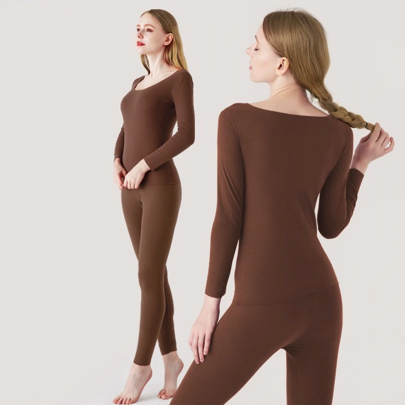 Women&prime; S Autumn and Winter Thermal Underwear Suit