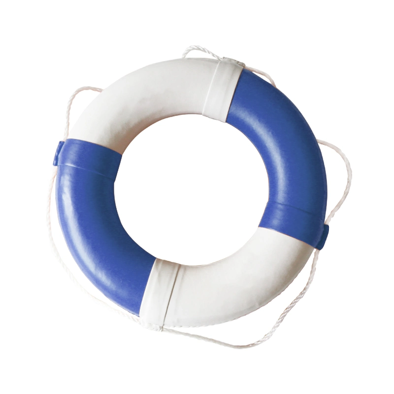 Fabricante fornecer peso leve e conveniente Blue White Life Buoy Anel