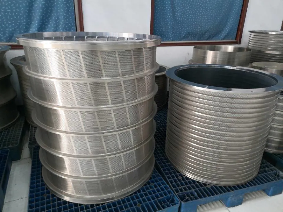 Pressure Screen Basket Drum for Paper Pulp Making Line