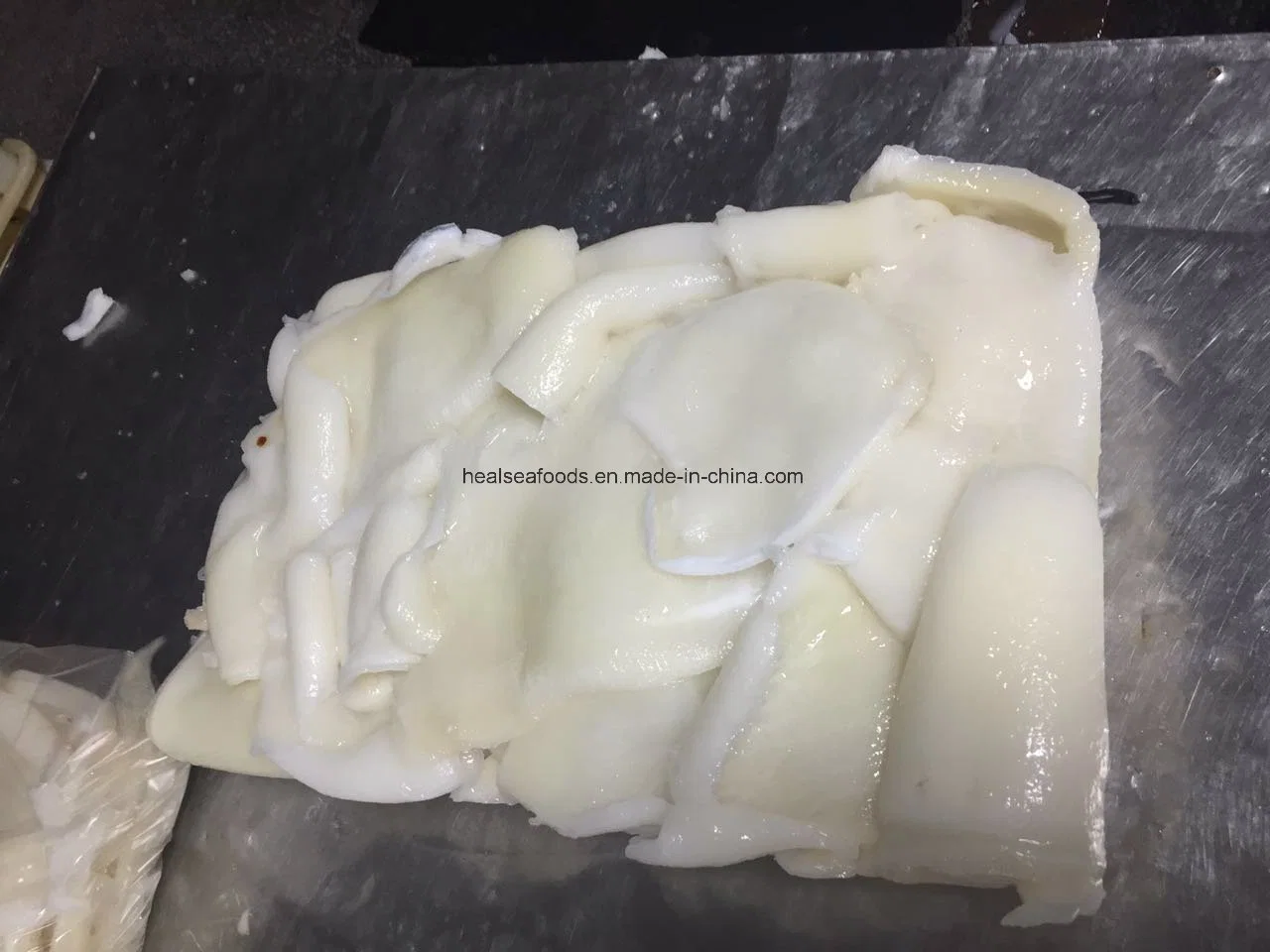 Frozen Slice Squid Raw Material Pacific Squid