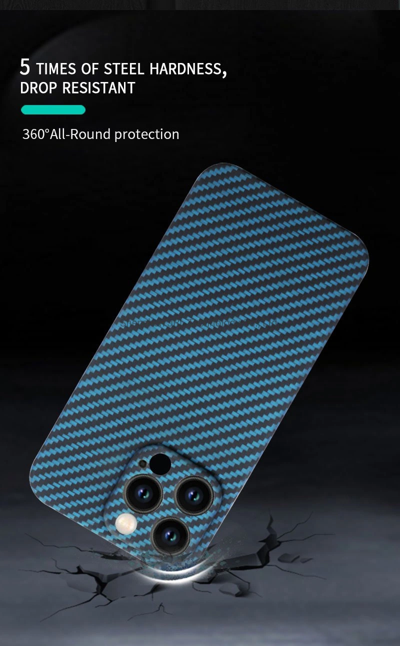 Handyrückseite für neues iPhone 13 Handy Zubehör Handy Aramid Fiber Case