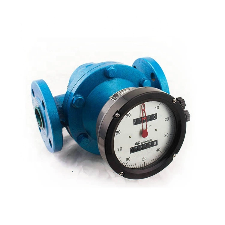 Hot Transformer Fuel Oil Industrial Mechanical Oval Gear Flow Meter