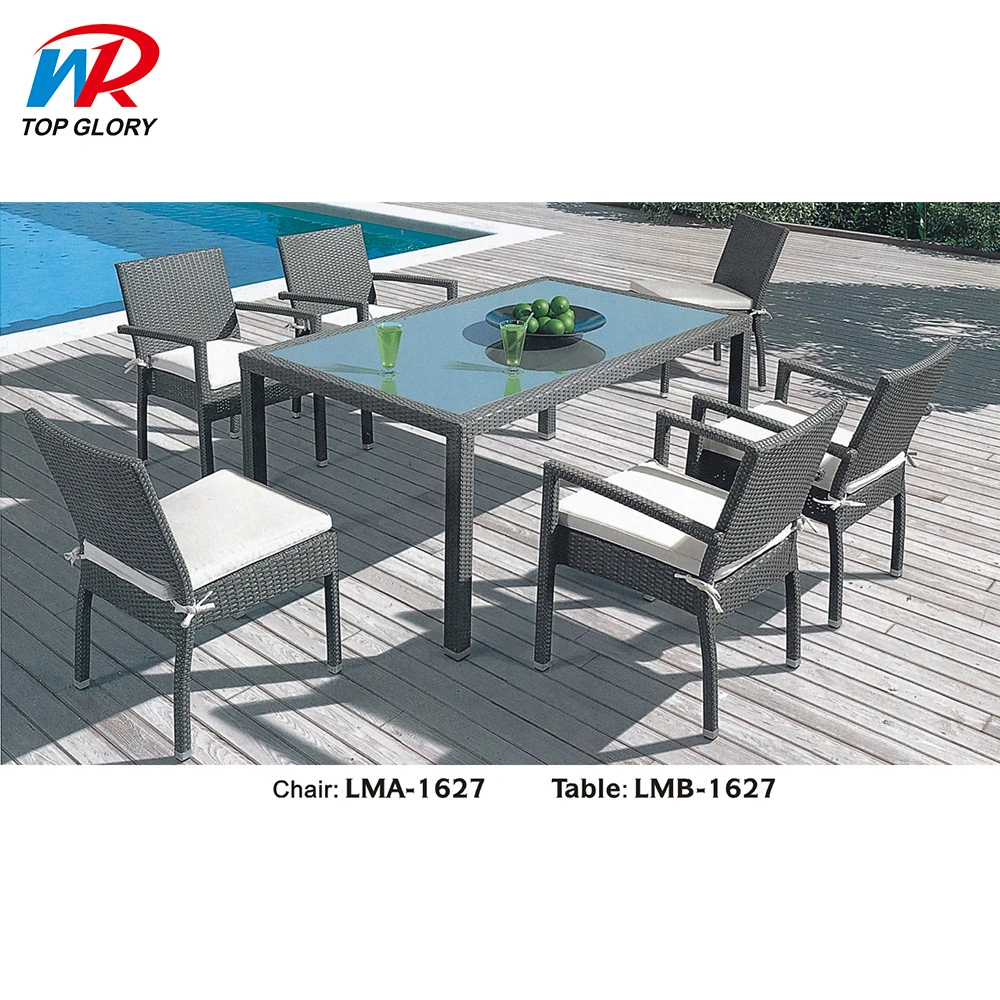 Garden Furniture Outdoor Aluminum Armchair Rattan Chair Garden Sets