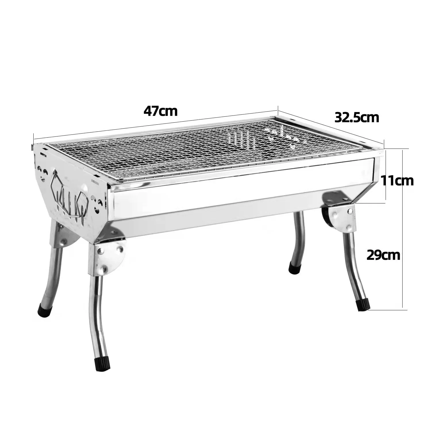 Charcoal Barbecue Grill Stainless Steel New Design