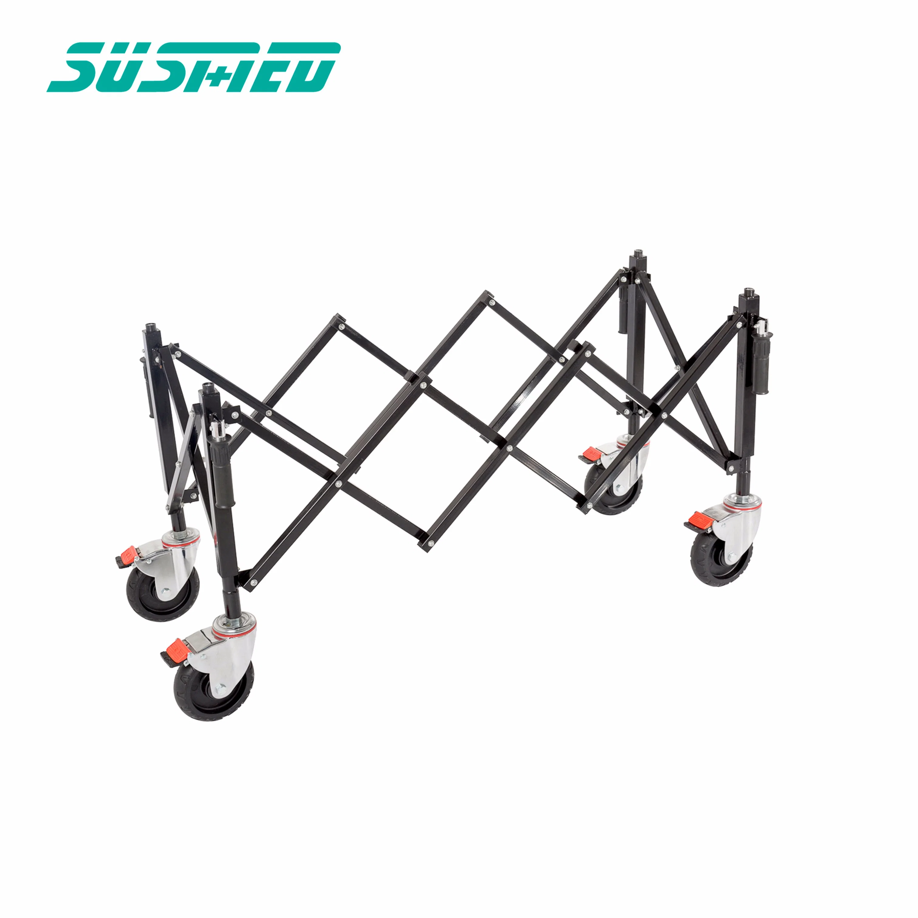 Funeral Body Coffin Car Aluminum Alloy Stainless Steel Mobile Coffin Funeral Transport Trolley