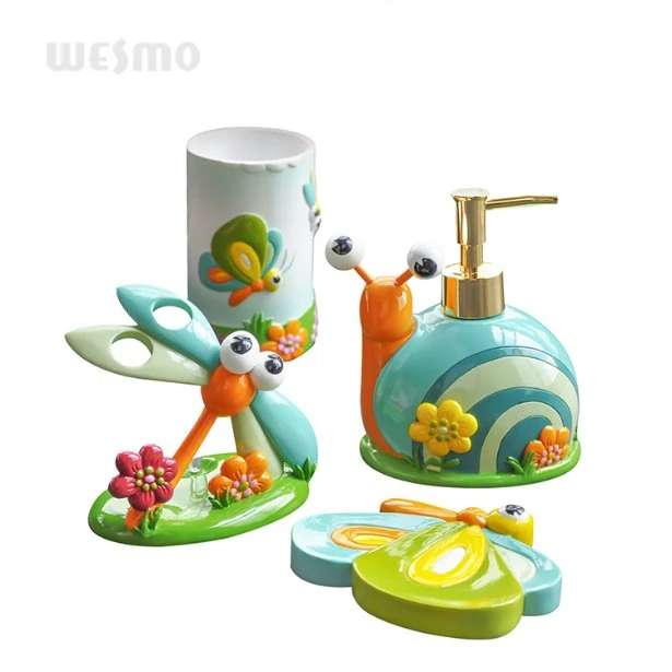 Kid's Home Decoration Children Holiday Present Polyresin Gift Craft Bathroom Accessories Items