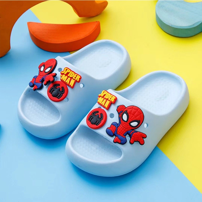 Chicos Mayorista/Proveedors Flip Flops Verano Spider-Man Nuevo Flip Flop EVA Material de exterior suave zapatilla