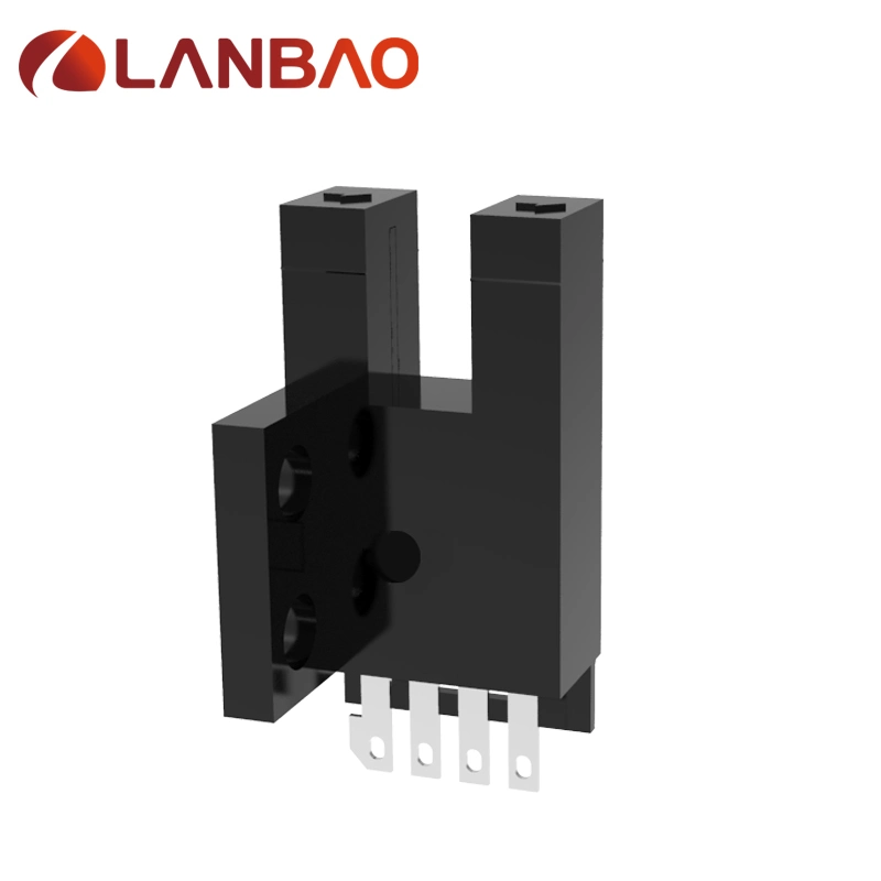 LANBAO 5mm de distancia del sensor de ranura Mini a través del Sensor fotoeléctrico haz PU05s 5-24VDC