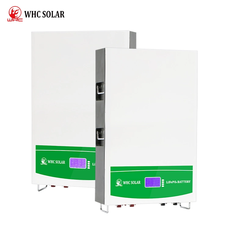 WHC 100 а/ч 200 а 8 кВт/ч LiFePO4 Настенная аккумуляторная батарея Солнечная энергия Аккумуляторы Powerwall для глубокого цикла работы