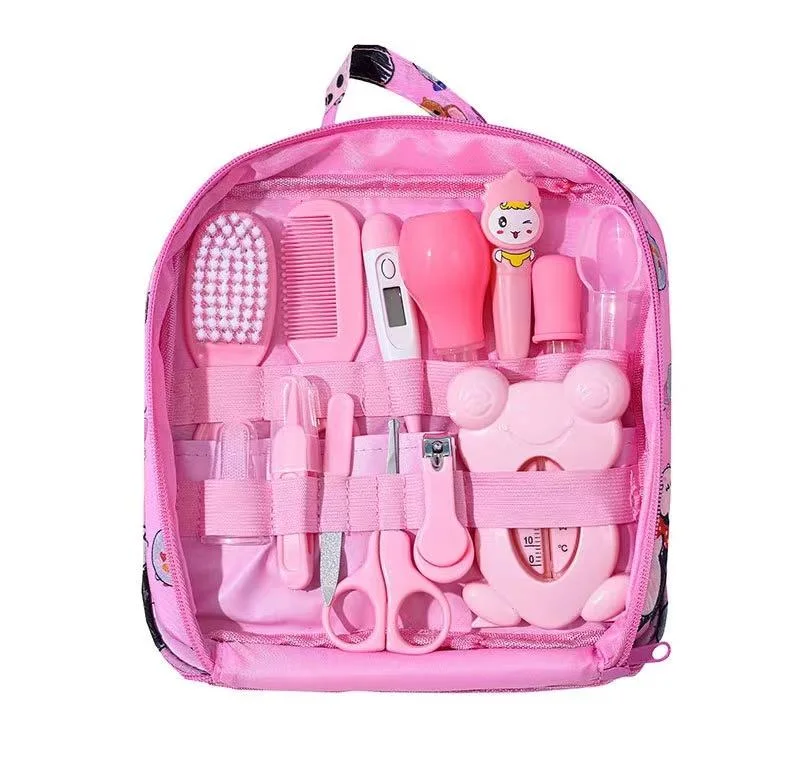 Fournisseur d'articles pour bébés, produits pour bébés en gros, 13 en 1 cadeau pour nouveau-né, trousse de soins pour bébé, ensembles de kits de toilettage pour bébé