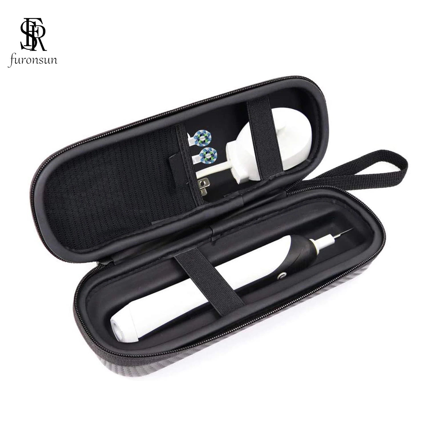 Waterproof Black EVA Case Bag for Toothbrush Storage