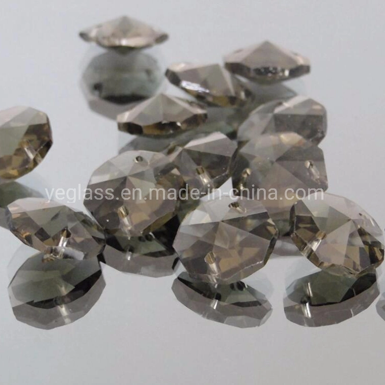 Top Quality K9 AAA Clear Glass Crystal Chandelier Octagon Beads