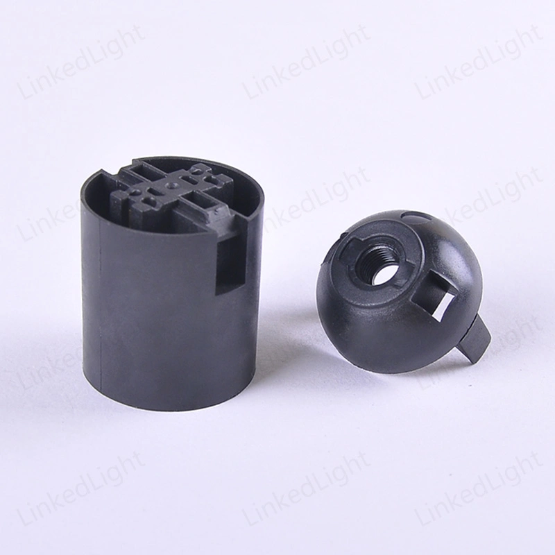 Factory Direct Sale E26 Thermoplastic Smooth Lamp Socket for Floor Lamps