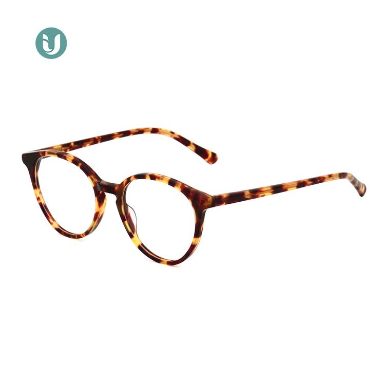 Latest Designs Color Acetate Eyewear Optical Eyeglasses Frames Round Eye Glasses for Men Women